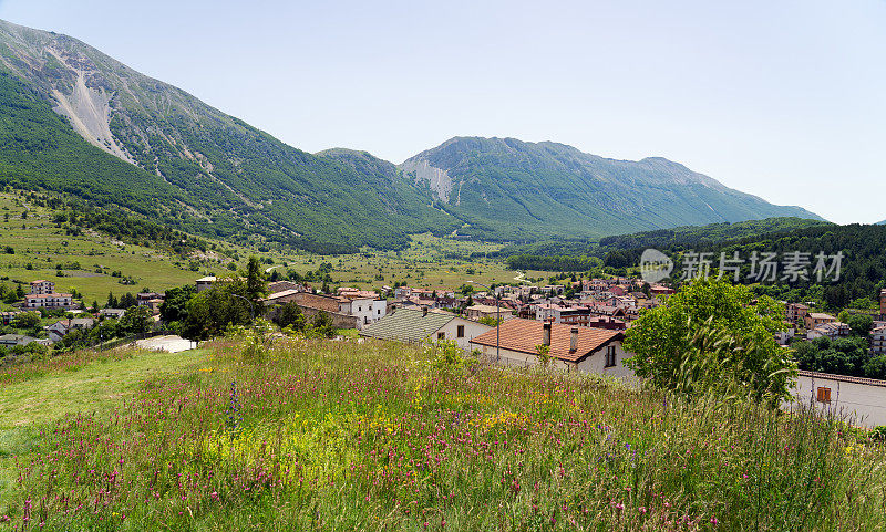 Campo di Giove skyline, Campo di give Abruzzo意大利
